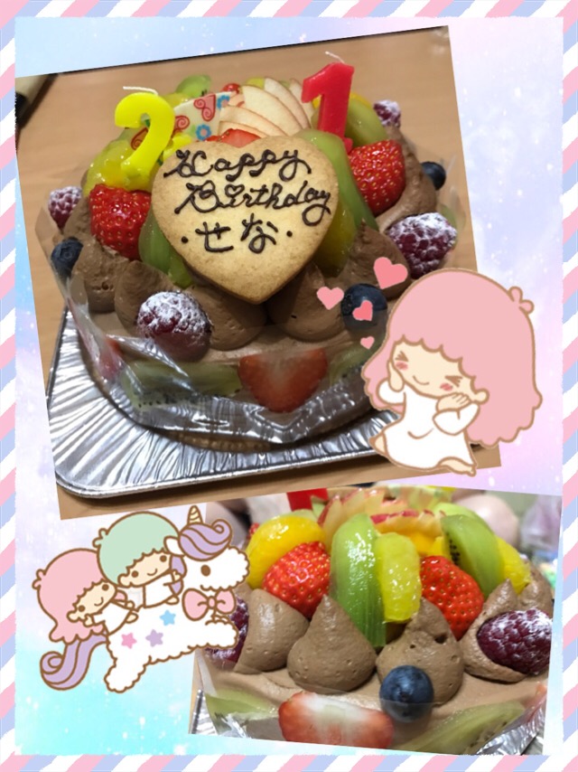 三島市　美容室　誕生日ケーキ